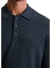 Marc O'Polo Langarm-Poloshirt Piqué regular in dark navy
