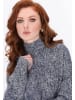 DreiMaster Vintage Women Poncho in navy melange