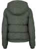 Urban Classics Urban Classics Damen Ladies Hooded Puffer Jacket in dark olive
