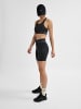 Hummel Tight Kurze Hose Hmlte Christel Damen in BLACK/ASPHALT MELANGE