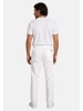 INDICODE Indicode Inboris Herren lange Stoff Hosen B798 in Weiss