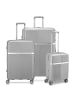 Roncato Airglam 4 Rollen Kofferset 3-teilig mit Dehnfalte grigio perla