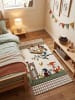 KADIMA DESIGN Teppich Kinderzimmer Kinder-Motiv Kinderzimmer pflegeleicht Spielzimmer in Creme