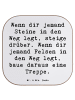 Mr. & Mrs. Panda Flaschenuntersetzer Spruch Stolpersteine im All... in Weiß