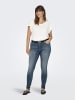 ONLY Carmakoma Skinny Jeans in Medium Blue Denim