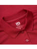 IDENTITY Polo Shirt active in Dunkel rot meliert