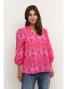 CULTURE Kurzarm-Bluse CUtia Casual fit in Fuchsia Pink