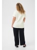 KAFFE curve T-Shirt kurzarm KCannita Loose fit in Chalk