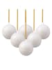 like. by Villeroy & Boch 6er Set Ornamente Kugel Winter Glow beige in beige