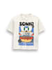 Coccodrillo Baumwoll-T-Shirt mit kurzen Ärmeln in ecru