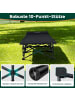 COSTWAY Feldbett klappbar Campingbett in Schwarz