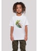 F4NT4STIC T-Shirt Baum mit Blumen Tee Unisex in weiß