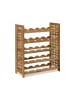 relaxdays Weinregal in Natur - (B)63 x (H)73 x (T)25 cm