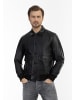 DreiMaster Vintage Lederjacke in Schwarz