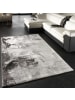 KADIMA DESIGN Teppich Kurzflor Abstrakt Wohnzimmer in Hellgrau