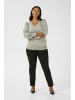 KAFFE curve Strickpullover KCloni Regular fit in Grey Melange