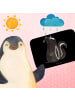 Mr. & Mrs. Panda Badematte Stinktier Sitzen ohne Spruch in Schwarz
