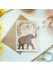 Mr. & Mrs. Panda Geburtstagskarte Elefant Boho Design mit Spruch in Weiß