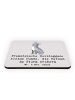 Mr. & Mrs. Panda Magnet Französische Bulldogge mit Spruch in Grau Pastell