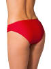 Aquarti Aquarti Damen Bikinihose mit seitlichen Raffungen in rot