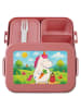 Mr. & Mrs. Panda Lunchbox Einhorn Vegan Design ohne Spruch in Rot Pastell