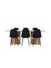 ebuy24 Essgruppe Olivia (7-teilig) Naturel 100 x 210 cm