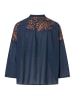 More & More Hemdbluse Stickerei in ink blue