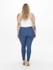ONLY Carmakoma Skinny Jeans in Medium Blue Denim