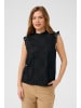 CULTURE Kurzarm-Bluse CUSIGLA Relaxed fit in Black