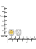 Rafaela Donata Ohrstecker Sterling Silber Citrin Topas weiß in silber