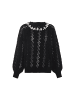 faina Damen Strickpullover in SCHWARZ