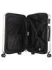 suitline Handgepäckkoffer 55x35x20 cm Carry-On 55cm Hartschale 34 L in matt Weiß