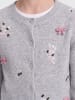 KIDS ONLY Strickjacke in Light Grey Melange