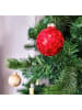 JACK Glas Christbaumkugeln + Spitze in Rot/Gold