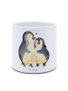 Mr. & Mrs. Panda Pflanzkübel Pinguin umarmen ohne Spruch in Weiß
