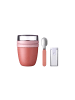 Mepal Lunchpot + Faltbarer Löffel Ellipse in – 500 + 200 ml in Vivid Mauve