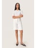 Soaked in Luxury Langarm-Shirt SLSpina Gerade Passform in Broken White