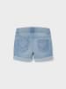 name it Jeanshorts in light blue denim