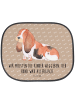 Mr. & Mrs. Panda Scheibenschutz Auto Hund Basset Hound mit Spruch in Hundeglück