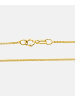 Diamant L'éternel Halskette mit Anhänger aus 375 Gelbgold mit Saphir