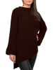 Reichstadt Damen Relaxed Fit Pullover in Brown