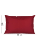 JACK 2er Set Outdoor Kissenhülle 30x50cm Uni in Burgund