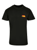 F4NT4STIC T-Shirt Spanien Flagge Spain in schwarz