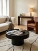 KADIMA DESIGN Couchtisch 60x60x36 cm Metall Sofatisch Rund, Wohnzimmertisch