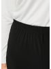 GOLDNER Bequeme Slinky-Hose mit Schlupfbund in schwarz