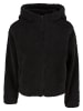Urban Classics Urban Classics Ladies Short Hooded Sherpa Jacket in black