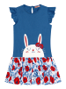 Denokids Kleid Cute Bunny in BLAU