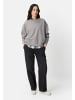 Camel Active Oversized Sweatshirt mit Rückenprint in Grau