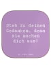 Mr. & Mrs. Panda Glasuntersetzer Spruch Mutig zu seinen Meinunge... in Lavendeltraum