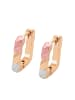 faina Women Huggie Earrings in Rose Gold